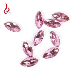 2*4Mm 10000 Buah/Tas Grosir Menjahit Mata Kuda Flatback Nail Art Non Hotfix Akrilik Rhinestones untuk Aksesori Garmen