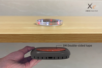 Chargeur sans fil dissimulé sous la table 10W, distance de charge de 40 mm |   OEM ODM pour tables à thé et meubles
