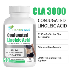 Hot Sale Conjugated Linoleic Acid CLA 3000 Softgels Promotes Lipolysis and Increases Fat Oxidation Support Slimming - Product Image 2