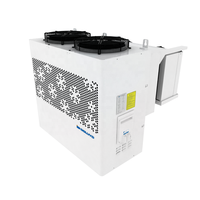 Lado de la cámara frigorífica de 1HP 2HP 3HP en refrigeración monobloque para cámara frigorífica pequeña y mini cámara frigorífica portátil