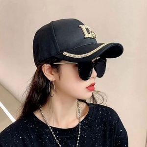 Wholesale High Quality Adjustable Baseball <b>Cap</b> With Rhinestone Letter LOGO for <b>Women</b> - Product Image 4