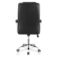 Chaise de bureau réglable en cuir, chaise de bureau pivotante pour joueur, fauteuil de bureau pivotant et relevable