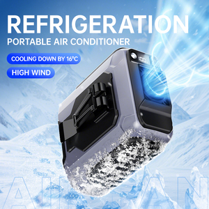 Ngoài Trời Tốc Độ Cao Mặc Xách Tay Eo Clip <span class=keywords><strong>Fan</strong></span> Hâm Mộ Cổ Treo <span class=keywords><strong>USB</strong></span> Động Cơ Không Chổi Than Làm Mát Cầm Tay <span class=keywords><strong>Fan</strong></span> Với LED Ánh Sáng - Product Image 2