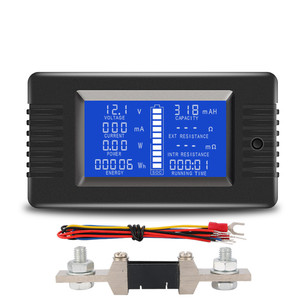 PEACEFAIR PZEM-015 Compteur numérique Voltmètre 0-200V 200A 0-60000W 0-1000 Testeur de batterie - Product Image 1