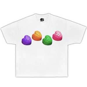 T-shirt Oversize Boxy con Grafica More Life Tabs, Stile Streetwear Y2K, Maglietta Meme - Product Image 1