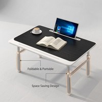 Bureau portable pliable à hauteur réglable, ergonomique, pour lit, canapé, maison, bureau