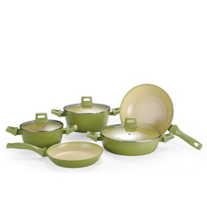 Juego de Ollas y Sartenes de Cocina de Inducción de Alta Calidad, Wok Verde, de Aluminio Grueso con Revestimiento Antiadherente <span class=keywords><strong>Tefal</strong></span> - Product Image 1