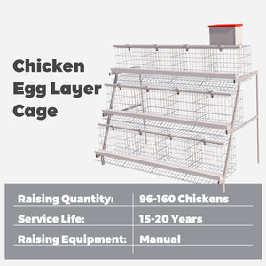 120 galvanizzato 128 160 uccelli allevamento di pollame 4 livelli galline strato di posa batteria uovo allevamento gabbia animale per la vendita - Product Image 2