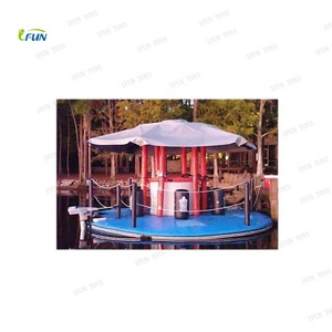 Bateau Donut Gonflable pour BBQ Extérieur, Dôme Flottant, Île Tiki, Bar, Tente, Maison de Bateau, Matériau PVC EN14960 - Product Image 5