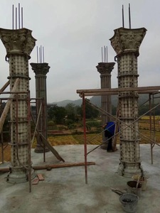 Beton guss römische runde Säule römische Säulen leisten für Baumaterial Außen dekorative Abs Kunststoff Säulen form - Product Image 6