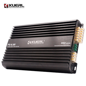 Kuerl เครื่องเสียงติดรถยนต์6ช่องซีรีย์12V คลาส AB Ps-6.80 Pro สำหรับระบบสเตอริโอสำหรับรถยนต์ - Product Image 4