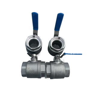 Fabrika paslanmaz çelik SS304 SS316 manuel 3/8 \ "1 \" inç Wog küresel vana ile tam liman konu NPT L T türleri için su OEM - Product Image 5