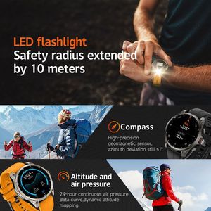Reloj Inteligente Personalizable al por Mayor 2025, Pantalla AMOLED de <span class=keywords><strong>1</strong></span>.43'', 670mAh, 35 Días de Autonomía, Monitor de Ritmo Cardíaco, Oxígeno en Sangre, Reloj Deportivo para Revendedores de Productos para Exteriores - Product Image 4