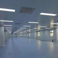ISO 7 classe 7 salle blanche à paroi souple 50mm 75 100 panneaux modulaires de salle blanche nouveau filtre HEPA supplément de fabrication agricole