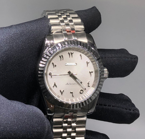 นาฬิกาข้อมือ NEW Nh35 Movement พร้อมโลโก้สั่งทำ คุณภาพสูง เครื่อง Seiko NH35 ออโตเมติก โครงกระดูก สำหรับผู้ชาย - Product Image 1