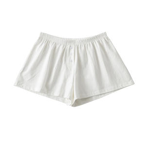 Short élastique décontracté pour femmes couleur unie/imprimé fleuri/cœur bas pantalon court été vêtements de détente décontracté nouveau - Product Image 5