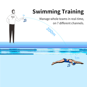 Huấn Luyện Viên Bơi Hệ Thống Đào Tạo Truyền Thông Bơi Lội Tai Nghe Dẫn Xương - Product Image 2