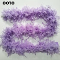 80G 2M Carnaval Party Events Décoration Turquie Chandelle Plume Boas DIY Couture Artisanat