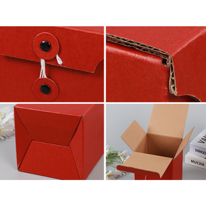 Caja <span class=keywords><strong>de</strong></span> Regalo <span class=keywords><strong>de</strong></span> Cartón Corrugado para <span class=keywords><strong>Miel</strong></span>, Caja <span class=keywords><strong>de</strong></span> Regalo para Tazas, Empaque para Té, Imprime Tu Propio Logotipo, Caja <span class=keywords><strong>de</strong></span> Papel Artesanal con Cuerda - Product Image 4