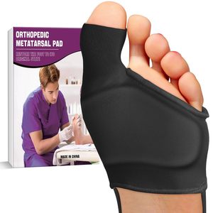 Almohadilla Metatarsal Transpirable, Cojín para el Talón Antideslizante, 4 Tamaños, Almohadillas <span class=keywords><strong>de</strong></span> Gel Extra Gruesas, Correas Ajustables, <span class=keywords><strong>Separador</strong></span> <span class=keywords><strong>de</strong></span> <span class=keywords><strong>Dedos</strong></span> - Product Image 1