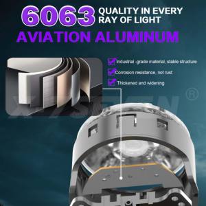 Kit de phares X-7SEVEN à économie d'énergie avec lentille de projecteur bi-LED de 3 pouces pour l'éclairage modifié des voitures et des camions - Product Image 6