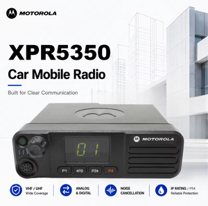 Radio Motorola XPR5350 IP54, transmission numérique pour voiture, radio mobile UHF VHF GPS, interphone pour véhicule longue portée - Product Image 1