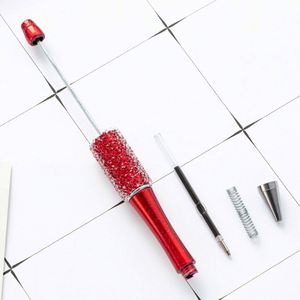 DIY Beaded Ballpoint <b>Pens</b> with Glittering Rhinestones, Multicolor Starry Design, Creative Craft Gift for All Ages - Product Image 4