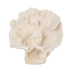 Statuetta a forma di ventaglio in resina, scultura decorativa costiera per casa, ufficio, tavolo, bagno, mensola, ingresso - Product Image 1