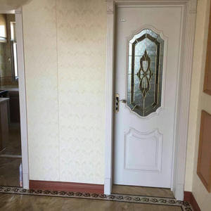 Vente chaude solide Art architectural armoires de cuisine en verre trempé portes incrusté feuille de verre décorative pour la décoration de la maison - Product Image 4