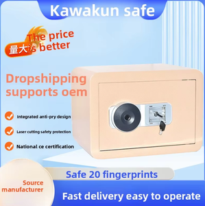 Hot Sale Small Portable Home Safe <b>Box</b> with Fingerprint Electronic Digital <b>Lock</b> & WiFi Function - Product Image 5