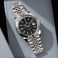 Montre mécanique pour homme PAGANI DESIGN PD-1645 V3, verre saphir, automatique, 42 mm, acier inoxydable, pour homme, Reloj Hombr