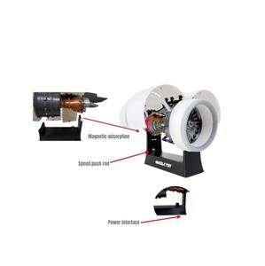 Ornamen model pesawat terbang dapat diputar cetak 3D standar meja kreatif lebih baik - Product Image 6