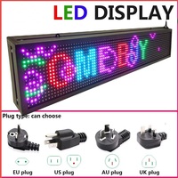 App Control Running Message Texte Fixe Programmable Led Enseigne Étanche Extérieure Mini Matrix Pixel Led Sign pour Food Truck
