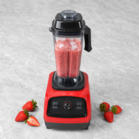 Mixeur Électrique Commercial Robuste 2500ml à Vitesse Variable, Corps en ABS, pour Smoothies, 5+ Vitesses, Idéal pour la Salle de Sport, le Café et l'Hôtel