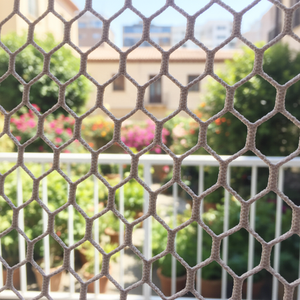 רשת ספורט ללא קשרים מפוליאסטר, רשת בטיחות למרפסת, רשת לחיות מחמד, רשת לציפורים, רשת לספורט כדורי גולף - Product Image 2