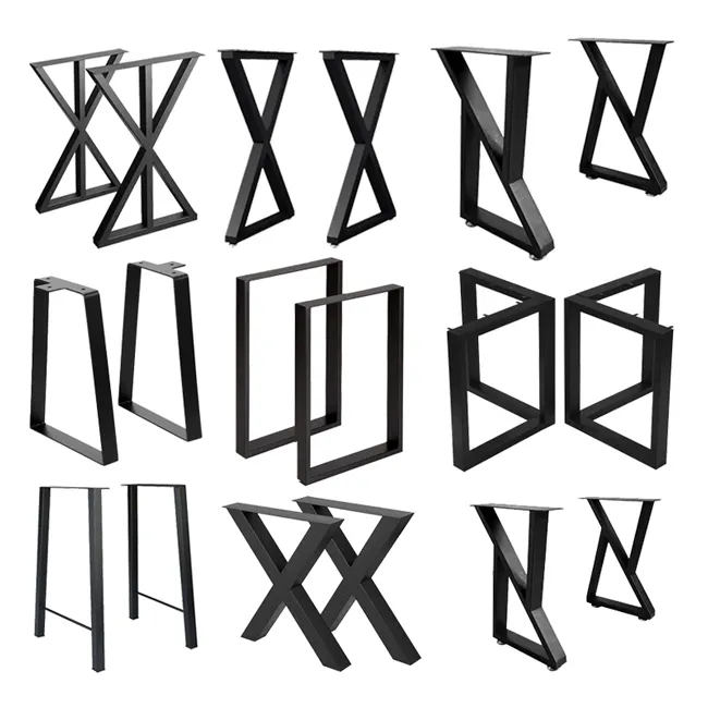 Мебельные рамы промышленный Ресторан стальная скамья литой стол журнальный столик ножки обеденный стол ножки DIY железные металлические ножки стола