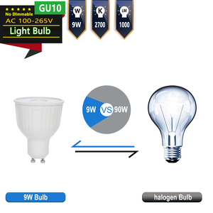 Foco LED GU10 de Alta Potencia, 9W, SMD 2835, 2700K-6000K, Plástico+Aluminio, Garantía de 2 Años, AC230V, Bombilla GU10 - Product Image 2