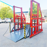Plateforme de chargement et de déchargement de camions électrique hydraulique, équipement de manutention de marchandises en extérieur, capacité de charge 2-3T, levage 1700mm