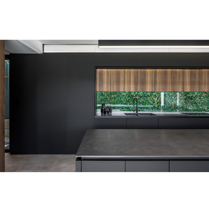 Gabinetes de cocina de estilo contemporáneo de dos enredos con acabado mate mixto de grano de madera con renderizado <span class=keywords><strong>3D</strong></span> vívido - Product Image 5