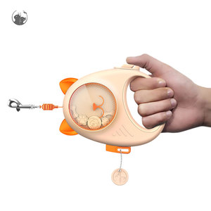 Correa Retráctil para Perro con Diseño de Animalito, Bolsa de Almacenamiento para Bolsas de Excremento de Perro de Nailon y Plástico Ecológico, Accesorios para Perro Elegantes y a la Moda - Product Image 2