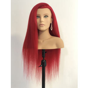 Longue poupée factice de mannequin d'épaule complète avec des <span class=keywords><strong>cheveux</strong></span> humains pour la formation de coiffage pratiquant des coiffures sur la tête de Mannequin d'épaule - Product Image 1