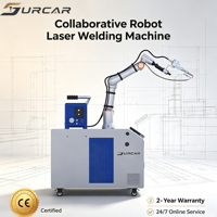 Mesin Las Robot Kolaboratif CE 6 Axis Cobot 1500W 2000W 3000W Tanpa Pemrograman untuk Baja Tahan Karat