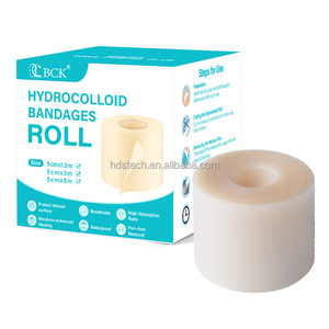 Gulungan hidrokoloid yang ditingkatkan untuk perawatan luka, perban Patch hidrokoloid lebar 5cm dengan perekat diri, sangat menyerap, fleksibel - Product Image 3
