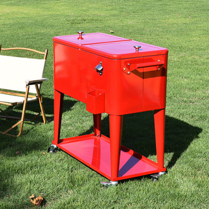 80QT Retro Ice Chest <span class=keywords><strong>Jarden</strong></span> Decoracion Meubles de mariage Boissons de fête Seau à glace - Product Image 4