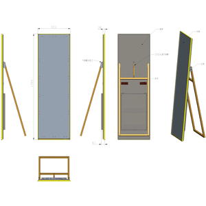 Dikey ultra geniş 67.8 inç android gerilmiş bar lcd oynatıcı reklam videosu ekran mağaza - Product Image 5