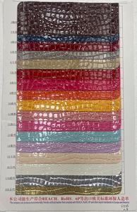 Láminas de Cuero Artificial Ecológico con Estampado de Cocodrilo en Varios Colores Vibrantes - Product Image 3