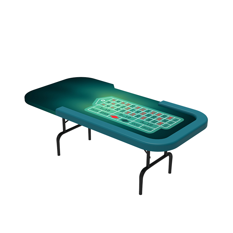 Оптовая продажа, складной покерный стол YH на заказ, американская одинарная 0 рулетка, настольные для веселья