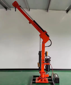 Grue hydraulique mobile à haute efficacité du treuil 1-2Ton avec télécommande pour la construction de véhicules - Product Image 6