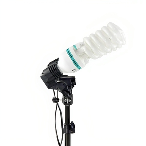 Estudio de fotografía, vídeo, película fotográfica, grabación de películas, lámpara de Flash de doble bombilla, soporte E27, iluminación suave, paraguas reflector - Product Image 3
