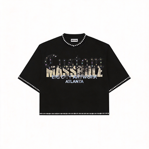 Chemises surdimensionnées d'été Vêtements surdimensionnés unisexe Sweatshirt doux coupe régulière Heavyweight Logo personnalisé T-shirt unisexe - Product Image 5
